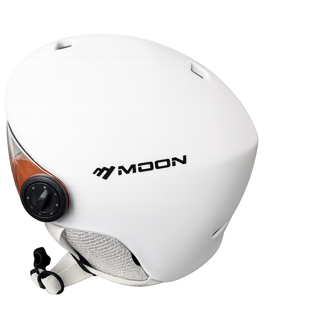 Moon Collection White Cycling Helmet